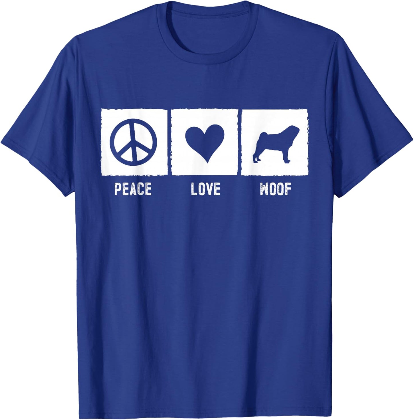 Pug Puggie-Dog T-Shirt - T-Shirt | Royal