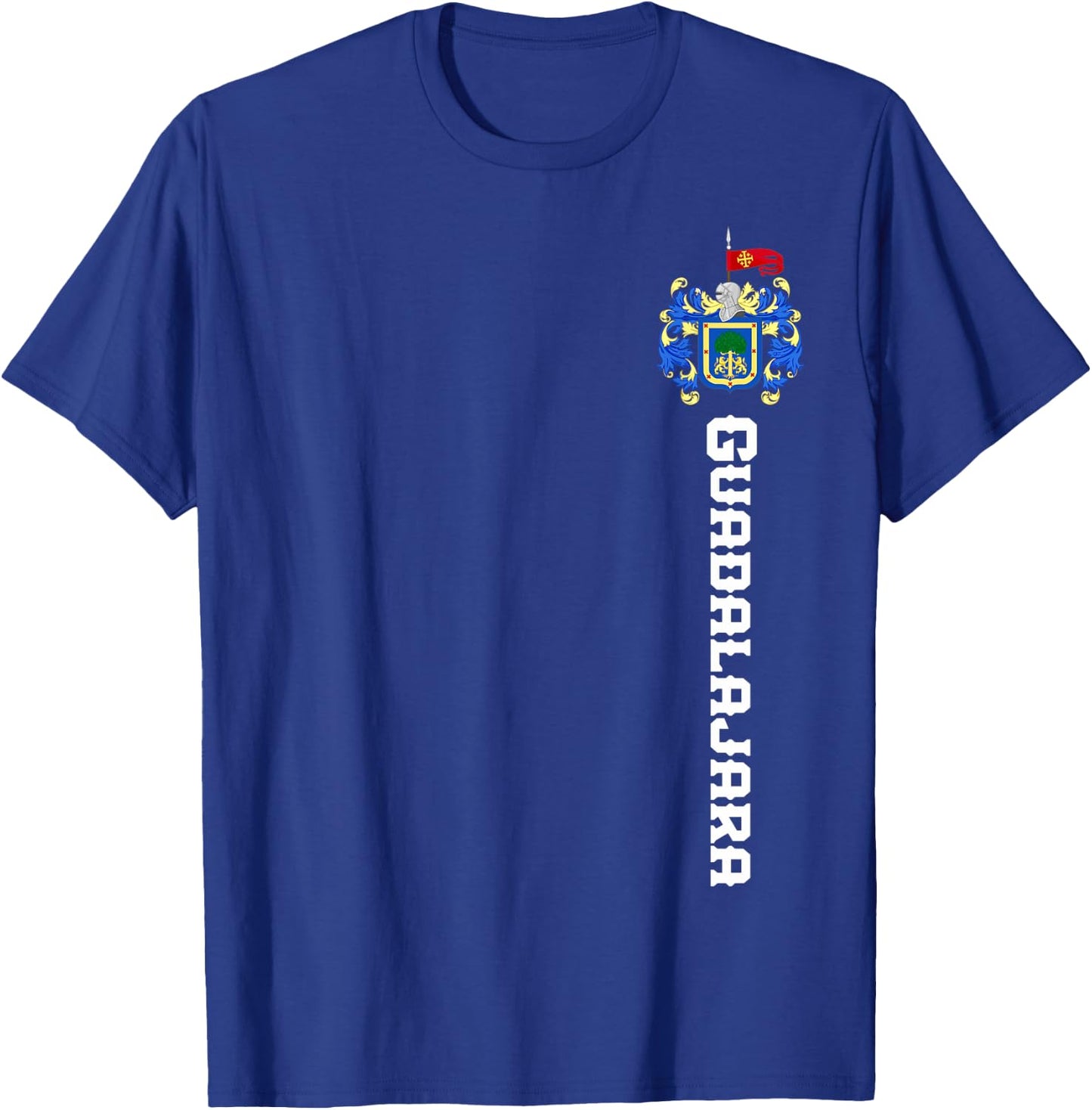 Guadalajara De Jalisco De Mexico Escudo Eagle Aguila Emblem T-Shirt - T-Shirt | Royal