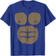 Gorilla Chest Belly Boy Men Monkey Costume Kids Fancy Dress T-Shirt - T-Shirt | Royal