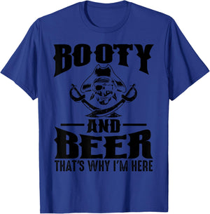 Funny Gasparilla Pirate Gift Women Cool Pirate Booty T-Shirt - T-Shirt | Royal