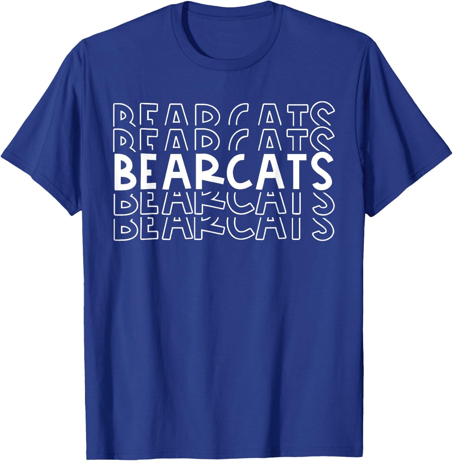 Bearcats School Sports Team Mascot Town Go College Athlete T-Shirt - T-Shirt | Royal