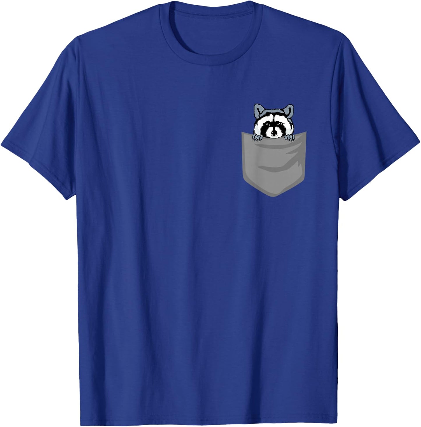 Raccoon Pocket T-Shirt - T-Shirt | Royal