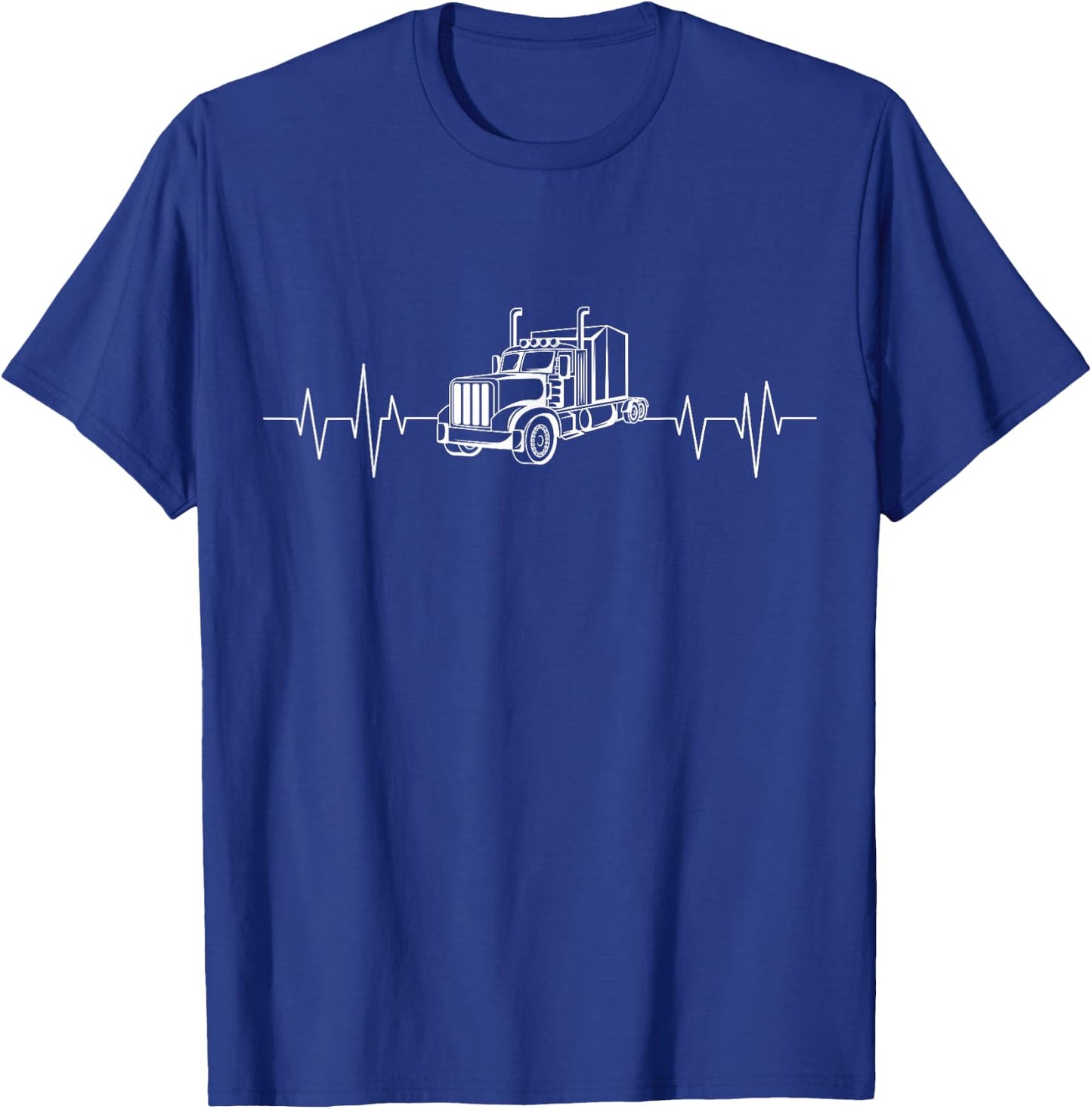 Truck Driver Trucker Truckie Vehicle LGV Driving Teamster T-Shirt - T-Shirt | Royal