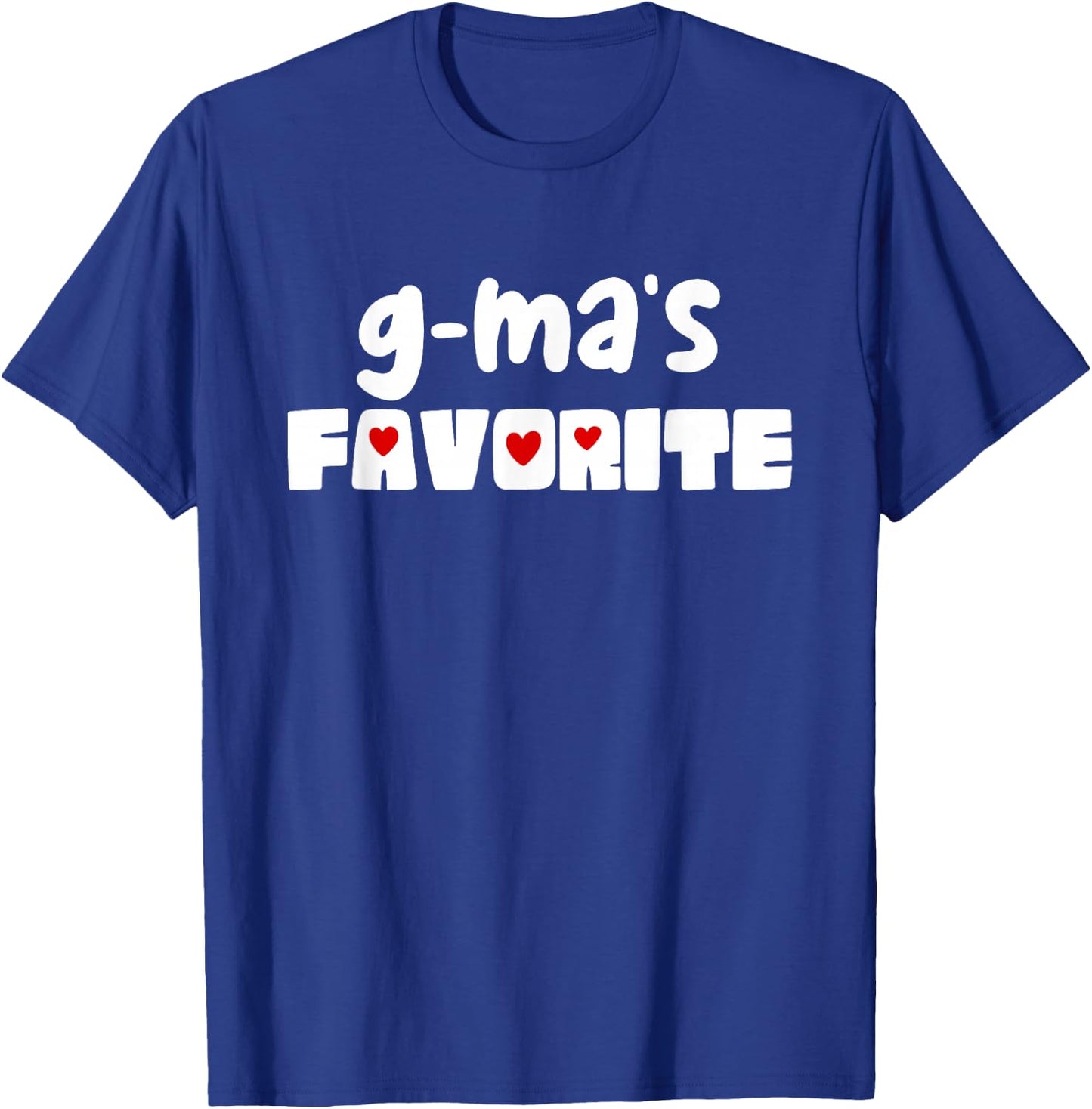 G-Ma's Favorite Grandchild Funny Mother's Day GMa T-Shirt - T-Shirt | Royal