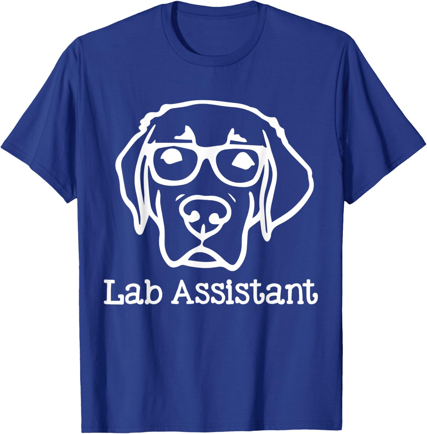 Lab Assistant Labrador Lover Gift Labrador Retriever Dog T-Shirt - T-Shirt | Royal
