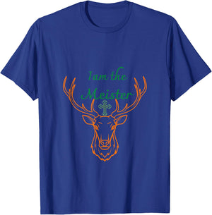 Jaegermeister Meister Deer Family Dad Mum Cheeky Funny T-Shirt - T-Shirt | Royal