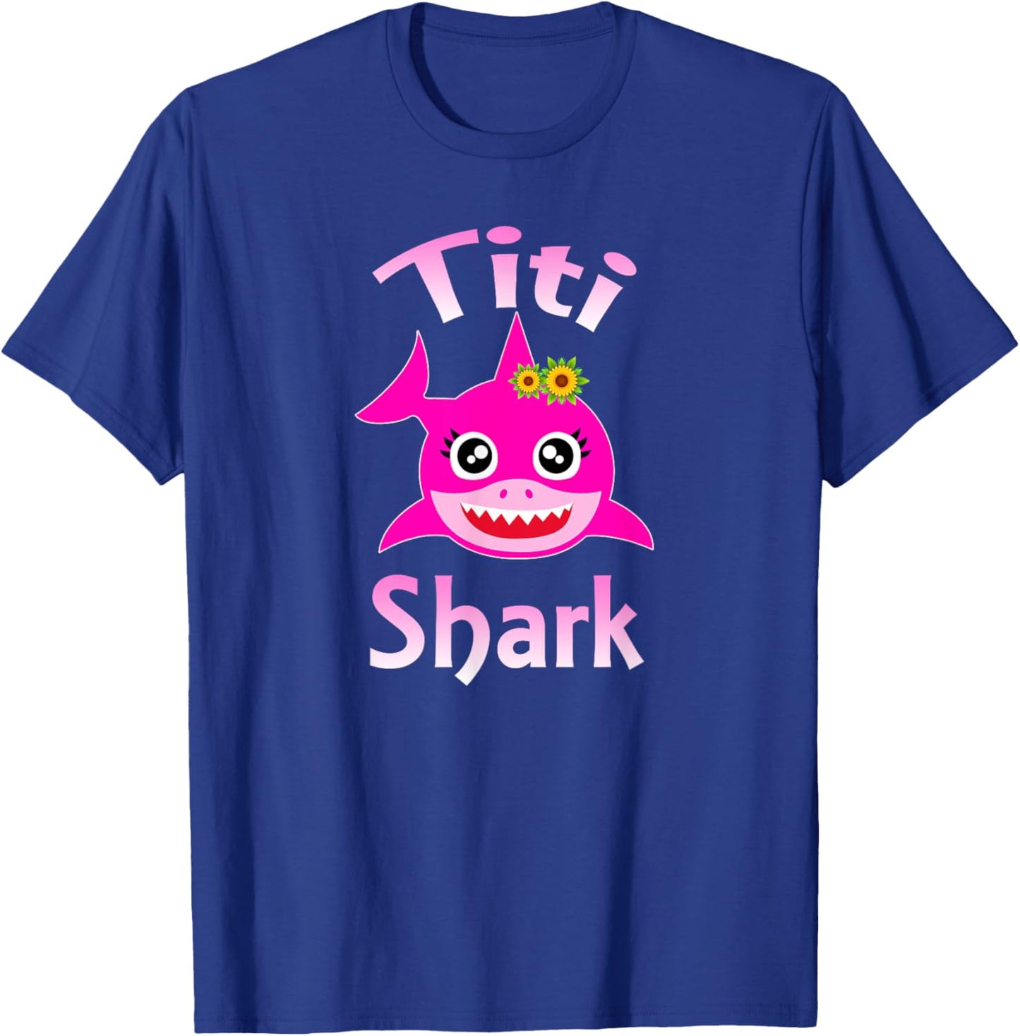 Titi Shark Funny Puerto Rican Aunt T-Shirt - T-Shirt | Royal