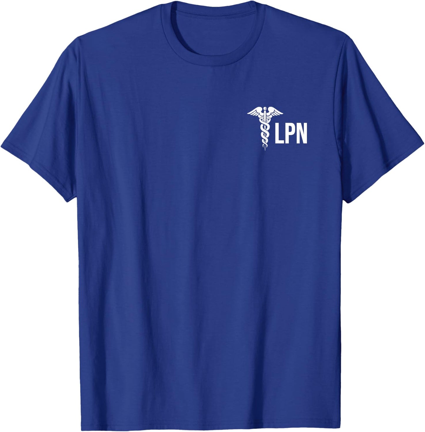 Licensed Practical Nurse Lpn Caduceus Health Care Nurse T-Shirt - T-Shirt | Royal