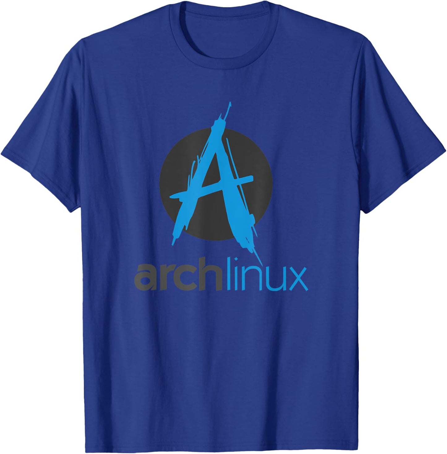 Arch Linux lover tagline and Logo Open Source Os T-Shirt - T-Shirt | Royal