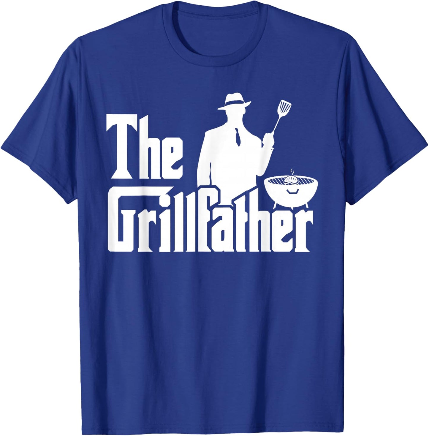 The Grillfather Funny BBQ Design for Dads T-Shirt - T-Shirt | Royal