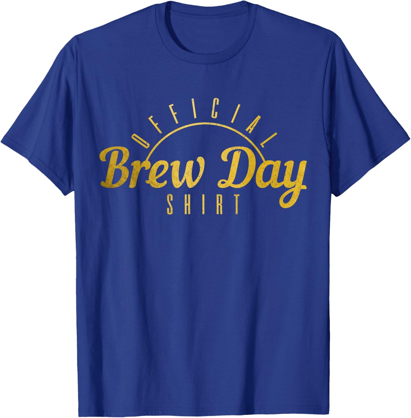 Brewmaster Craft Beer Funny Official Brewing Day T-Shirt - T-Shirt | Royal