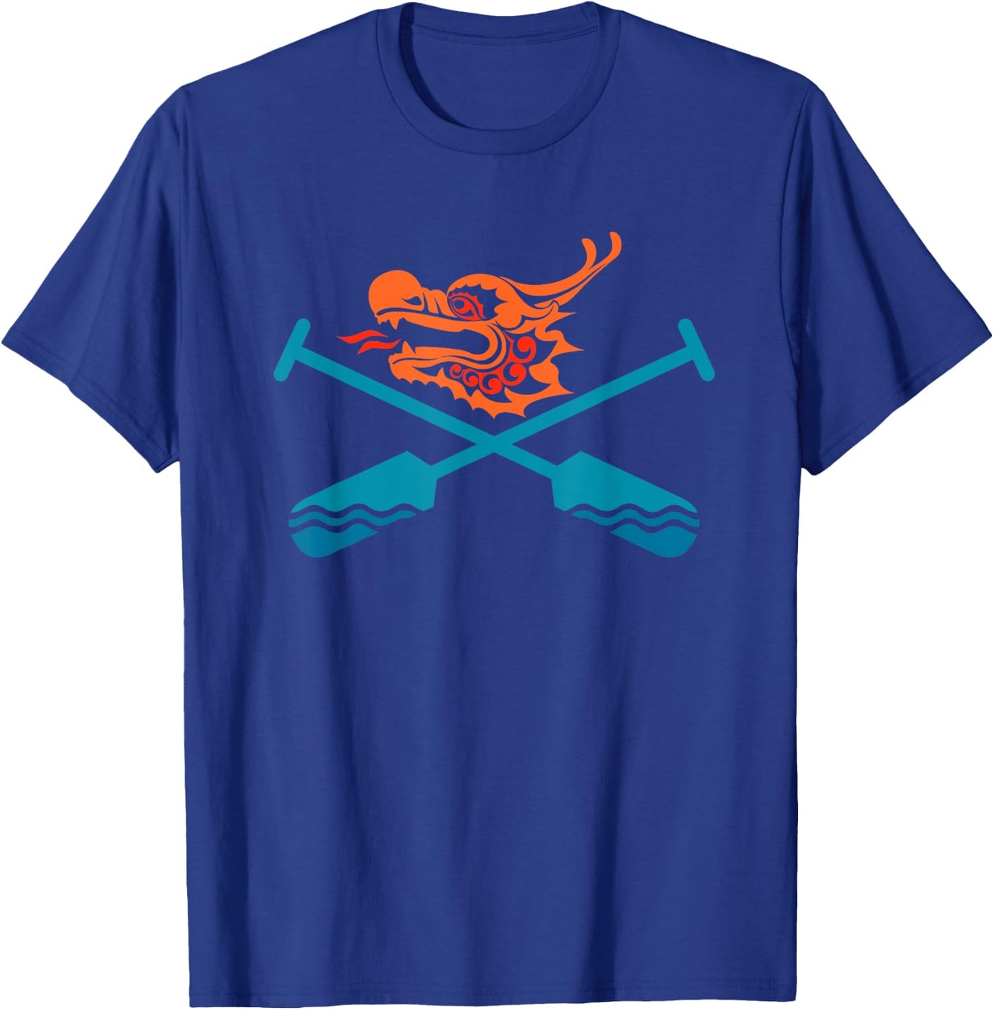 Dragon Boat Festival Racing Accessories Paddle Dragon T-Shirt - T-Shirt | Royal