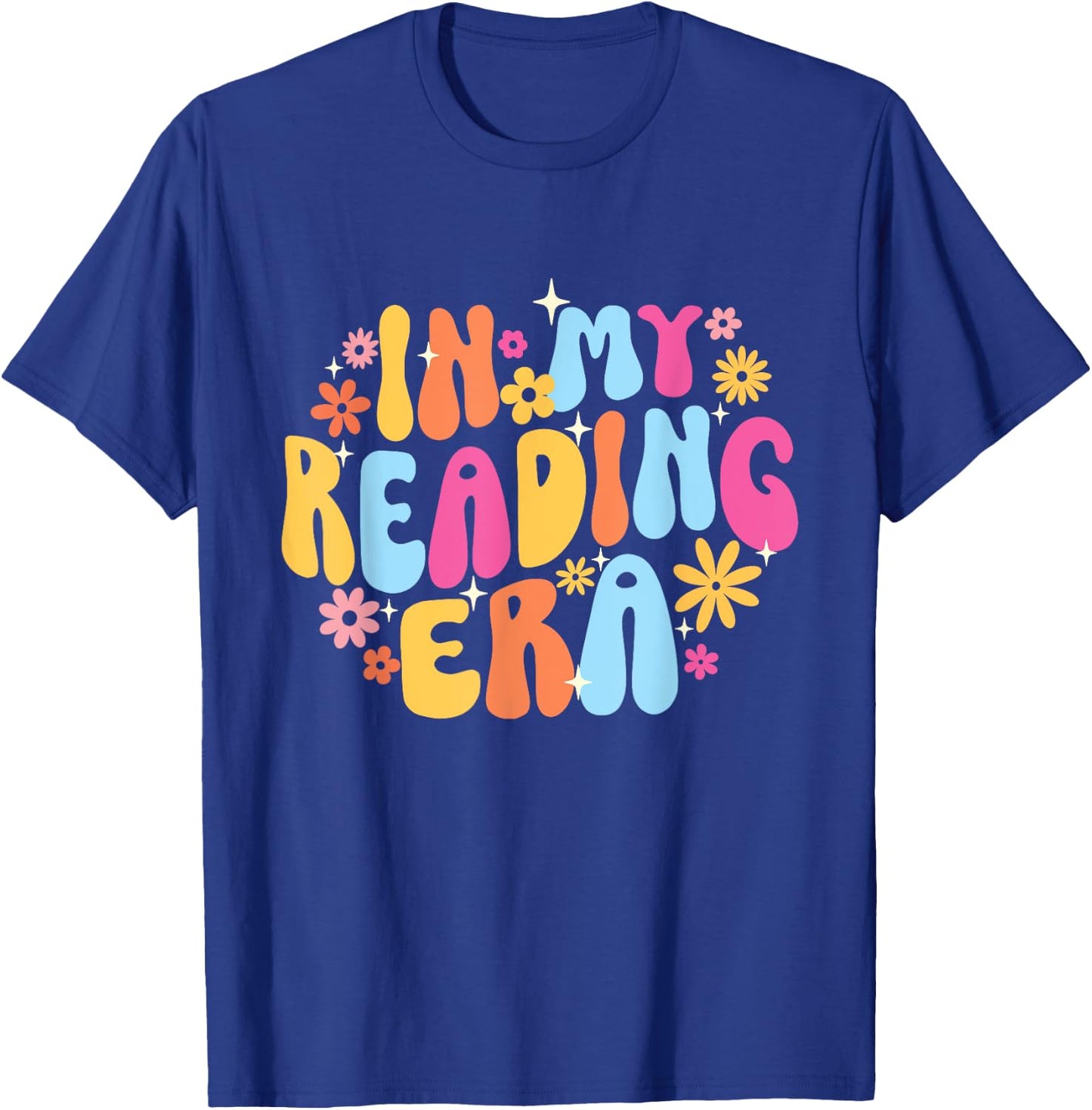 in My Reading Era - Book Lover Reading Bookworm Reader T-Shirt - T-Shirt | Royal