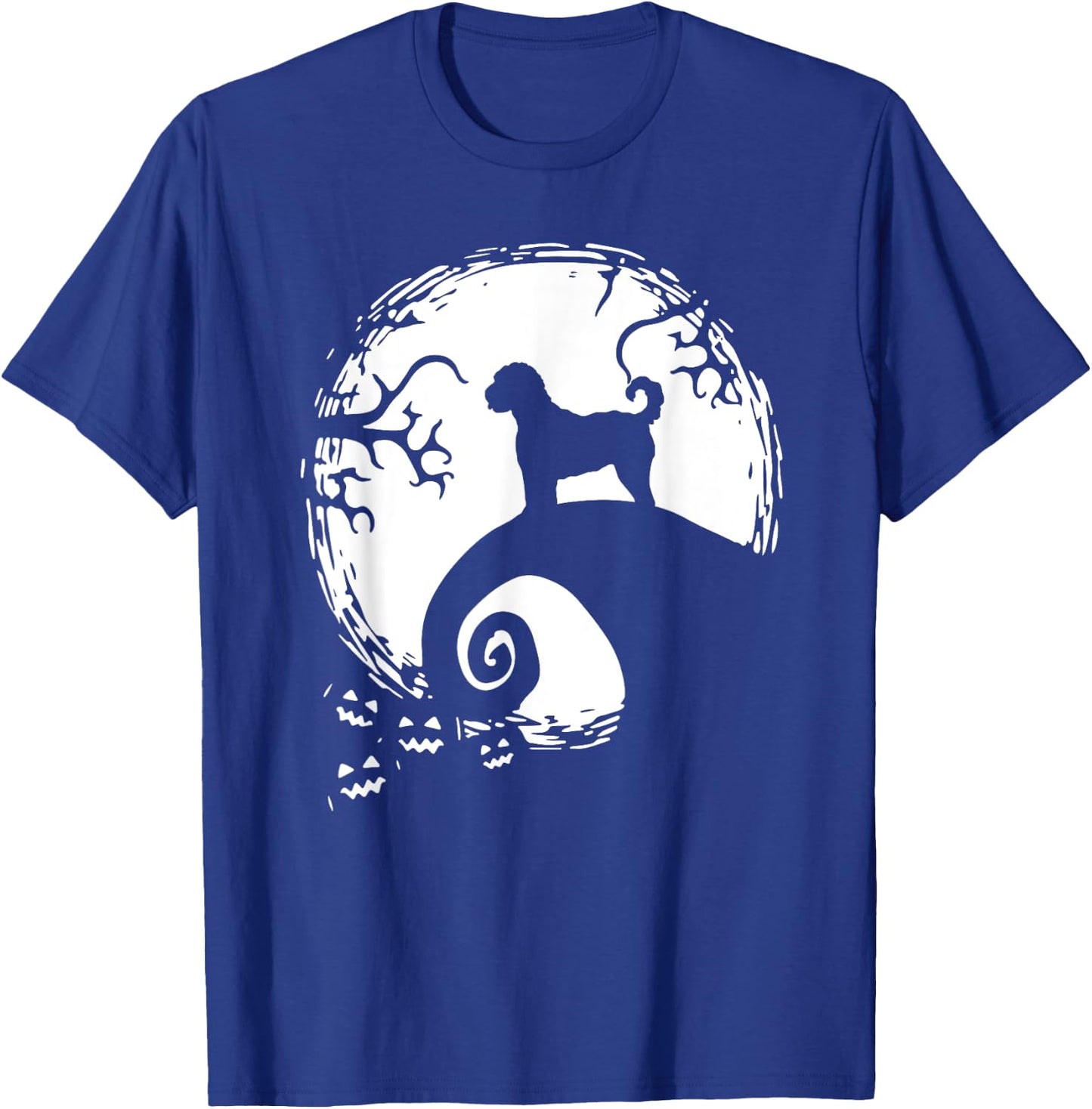 Labradoodle And Moon Halloween T-Shirt - T-Shirt | Royal