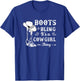 boots & bling it's a cowgirl thing Western women T-Shirt - T-Shirt | Royal