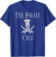 Fun Culinary Vintage The Pirate Chef Skull Chef Hat T-Shirt - T-Shirt | Royal