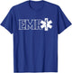 Emr Ambulance Ems Emt Emergency Medical Responder T-Shirt - T-Shirt | Royal