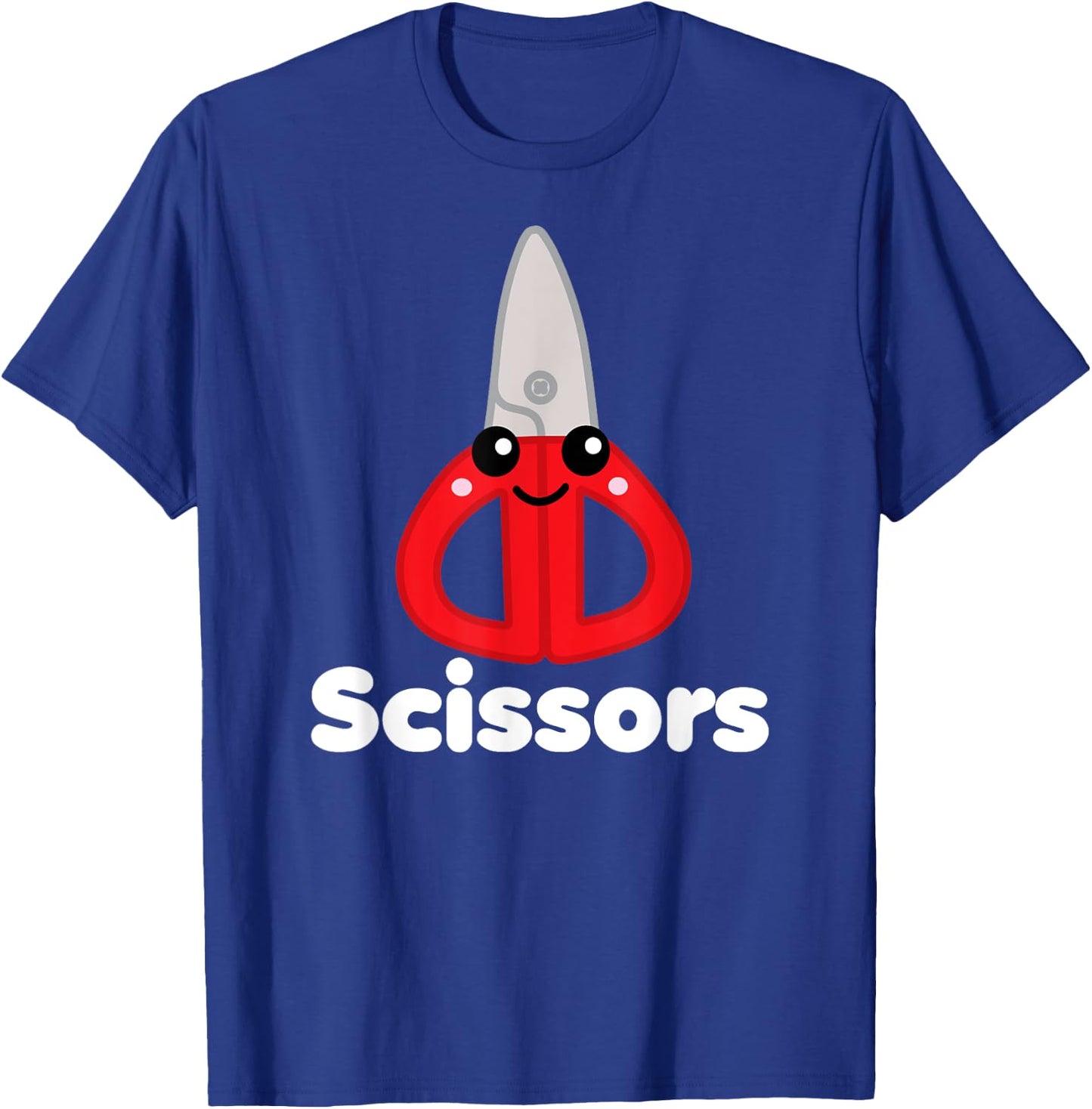 Rock Paper Scissors Group Halloween Costume Cute Kawaii T-Shirt - T-Shirt | Royal
