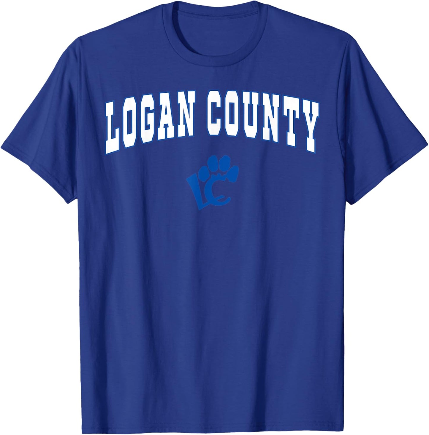 Logan County High School Cougars C2 T-Shirt - T-Shirt | Royal