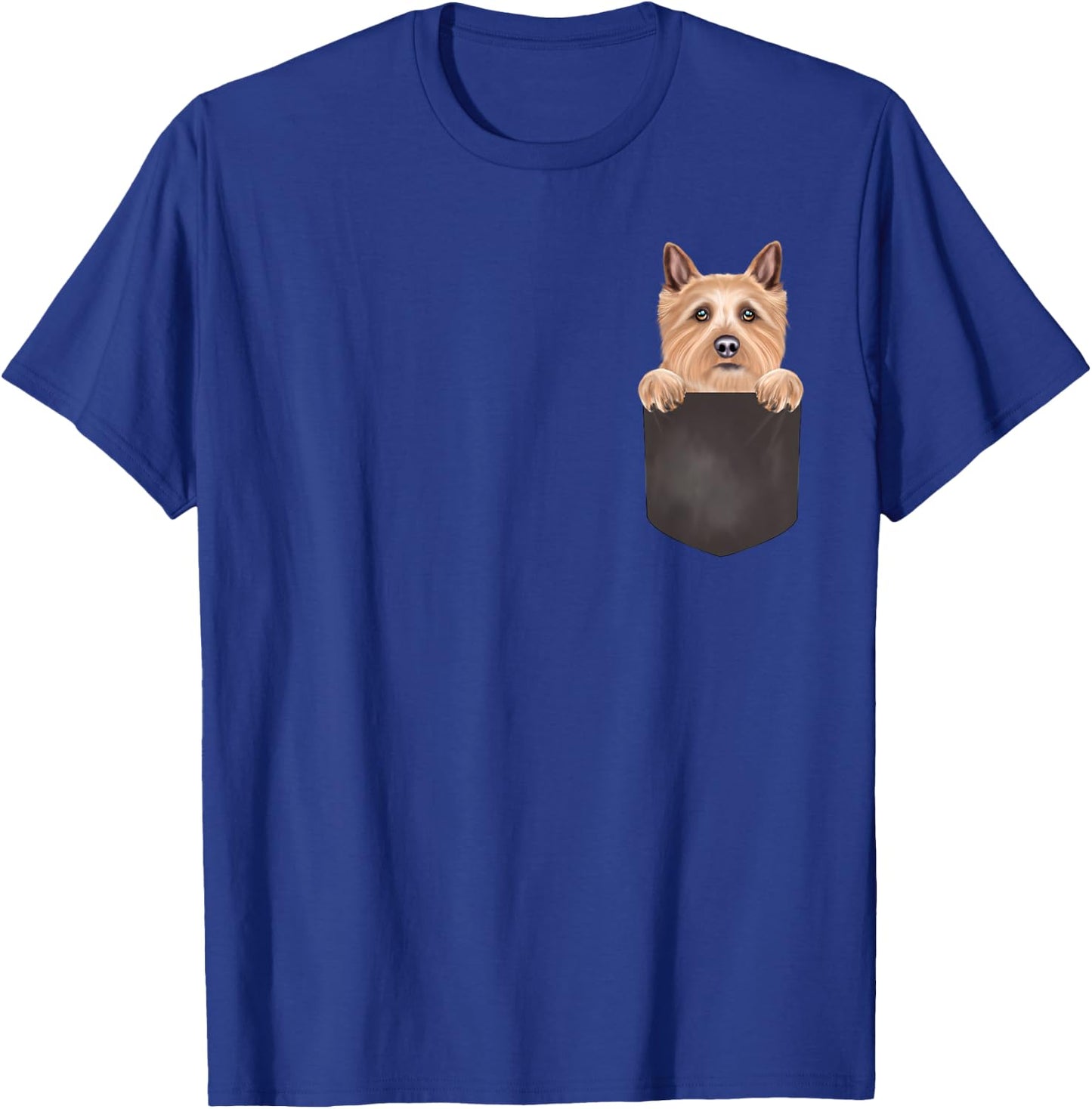 Dog In Pocket Funny Dog Lover Norwich Terrier T-Shirt - T-Shirt | Royal