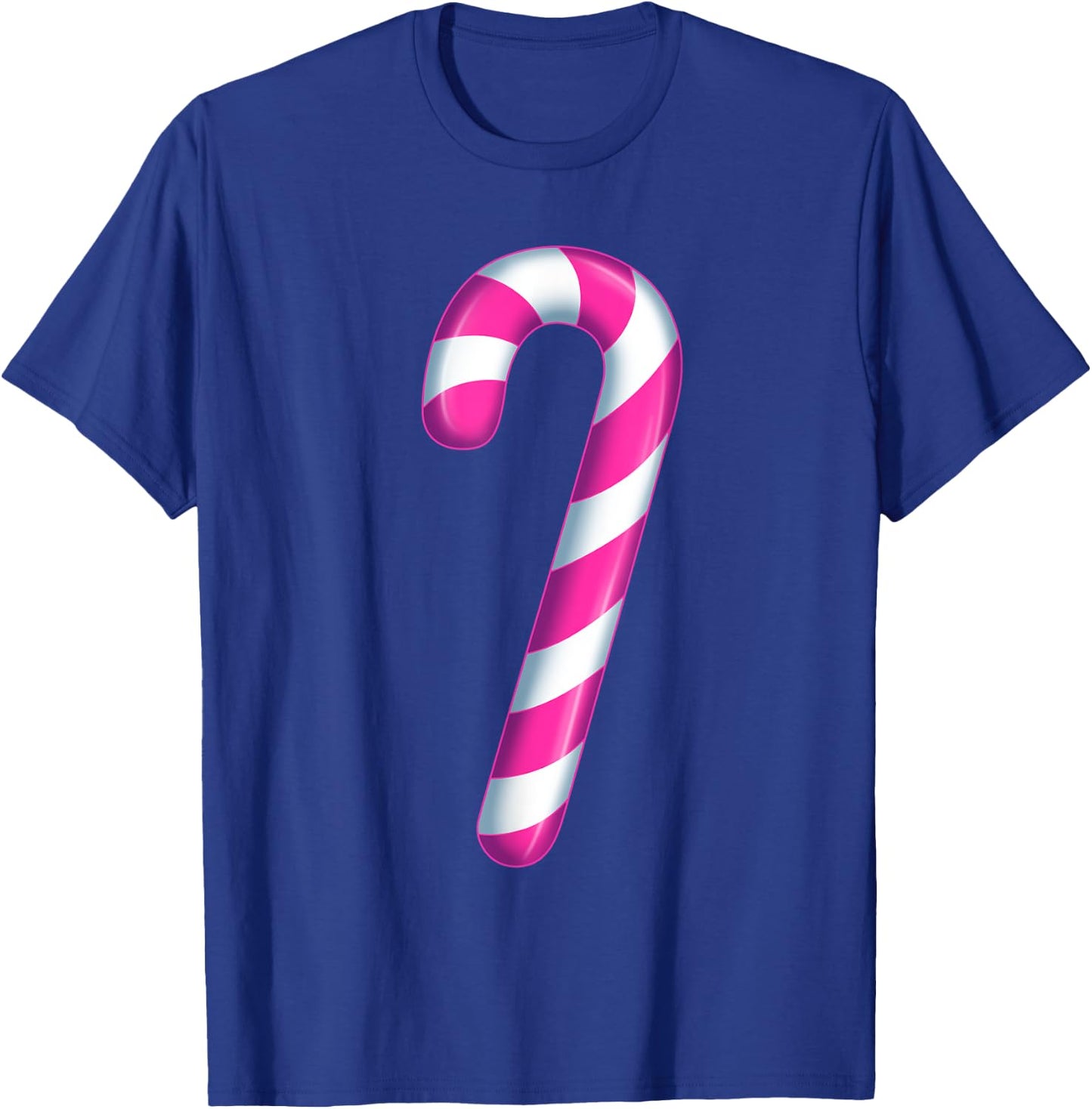 Pink and White Candy Cane Merry and Bright Women Costume T-Shirt - T-Shirt | Royal