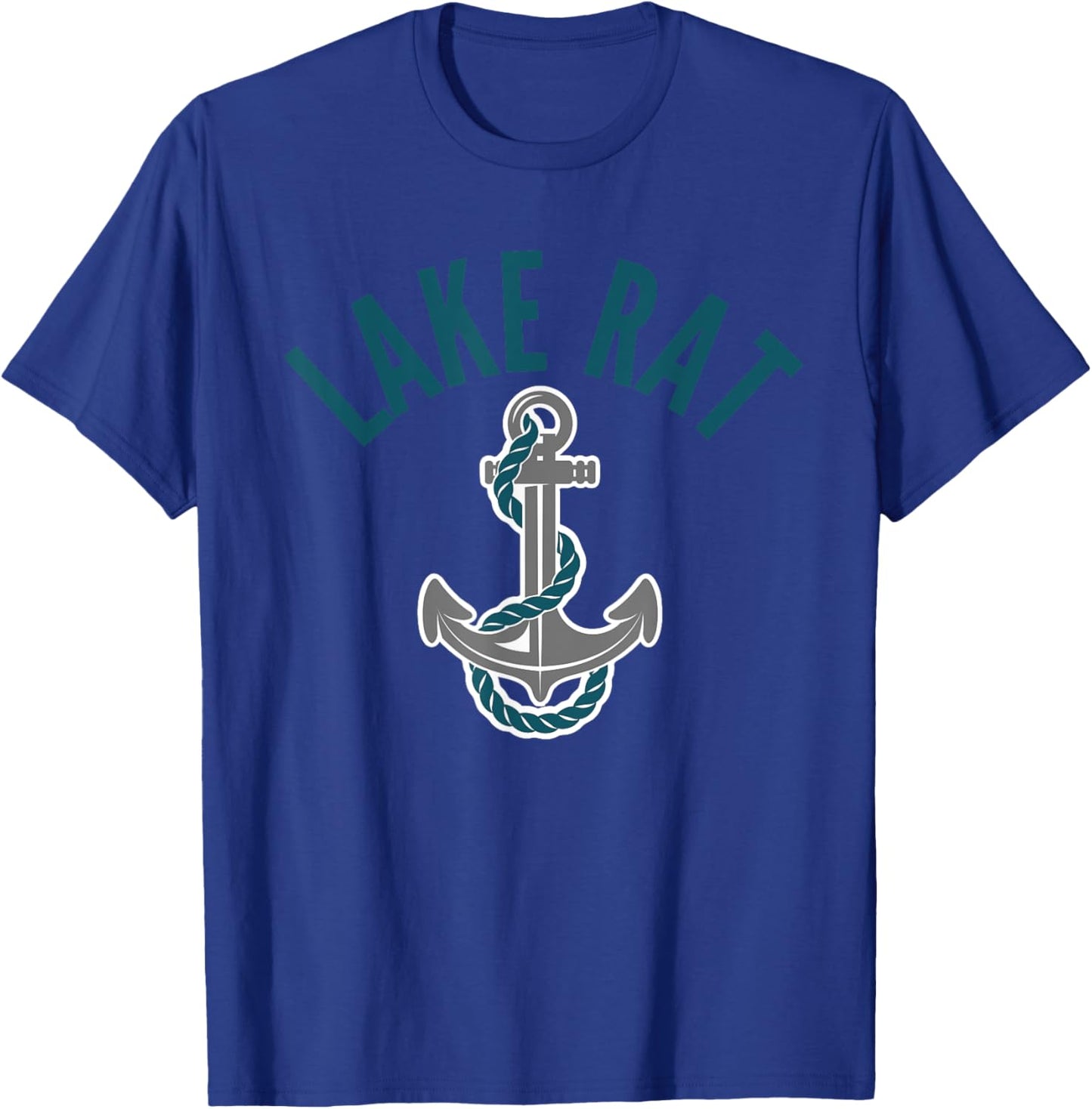 Lake Rat Anchor Lake Time Lake Life T-Shirt - T-Shirt | Royal