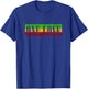 One Love Sign Rasta Jamaica Retro Vintage Gift T-Shirt - T-Shirt | Royal