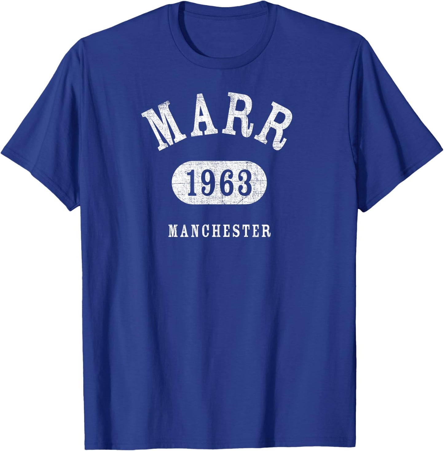 MARR Athletic Design With Details T-Shirt - T-Shirt | Royal