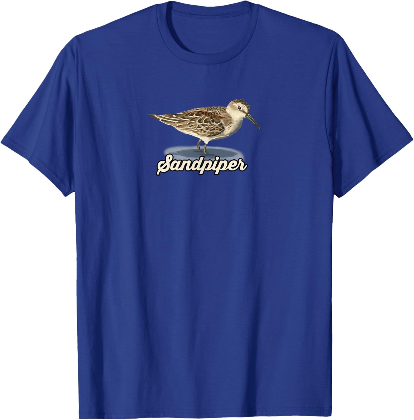 Sandpiper: Birds of the Ocean T-Shirt - T-Shirt | Royal