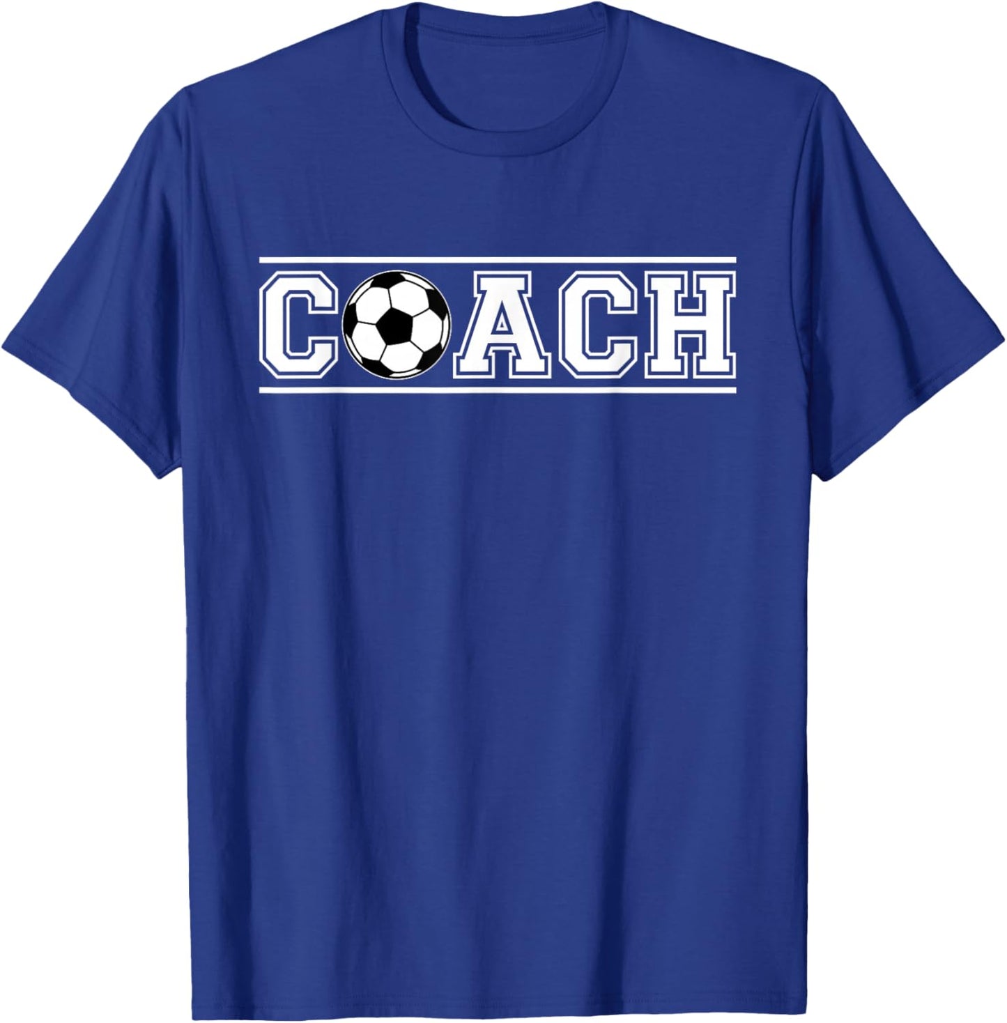 Coach Football Trainer Coaching Gift Football Player T-Shirt - T-Shirt | Royal