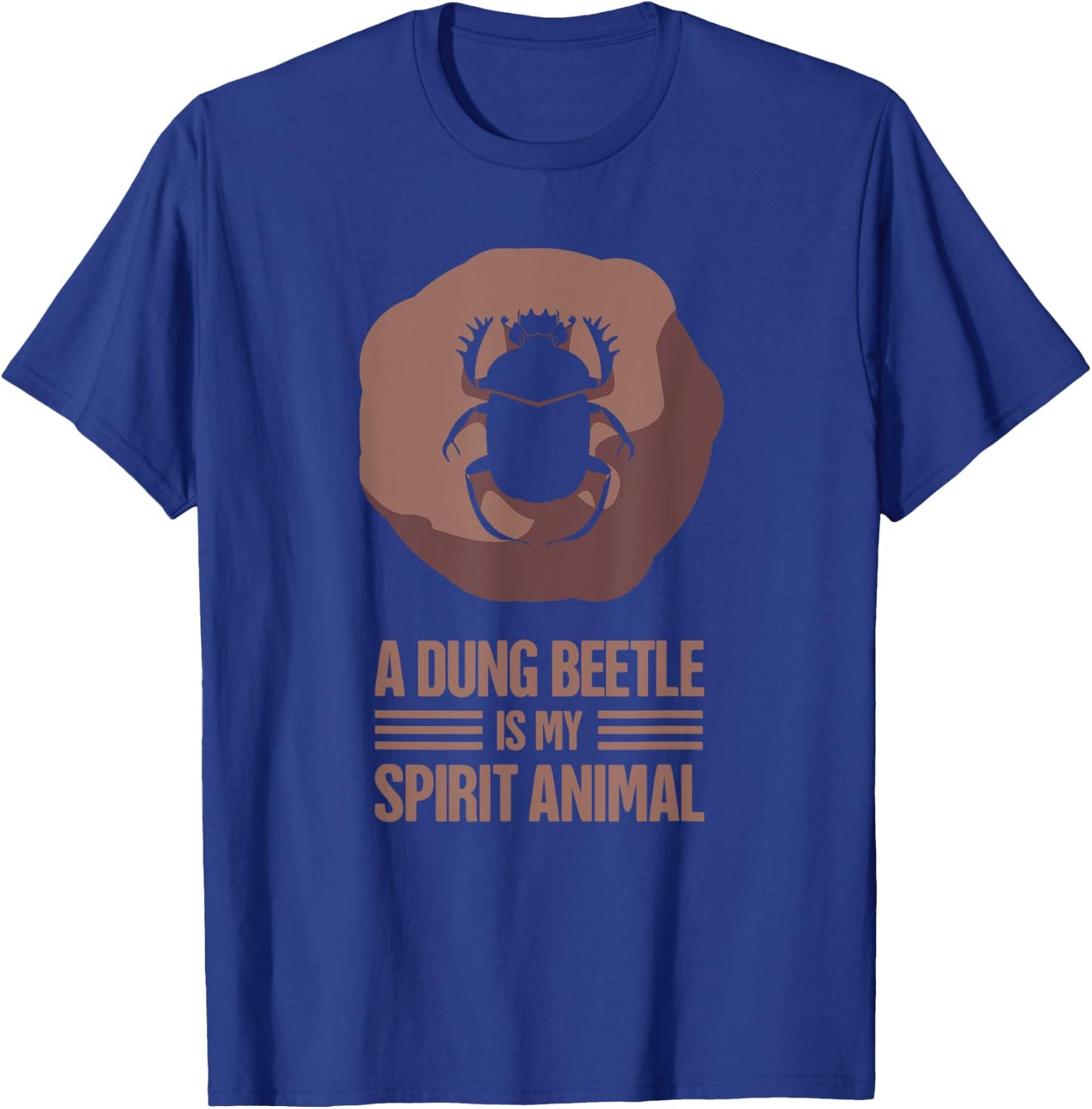 Dung Beetle & Insect Entomologist Gift - Beetle T-Shirt - T-Shirt | Royal