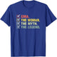 Gma The Woman The Myth The Legend Retro Vintage Gma T-Shirt - T-Shirt | Royal