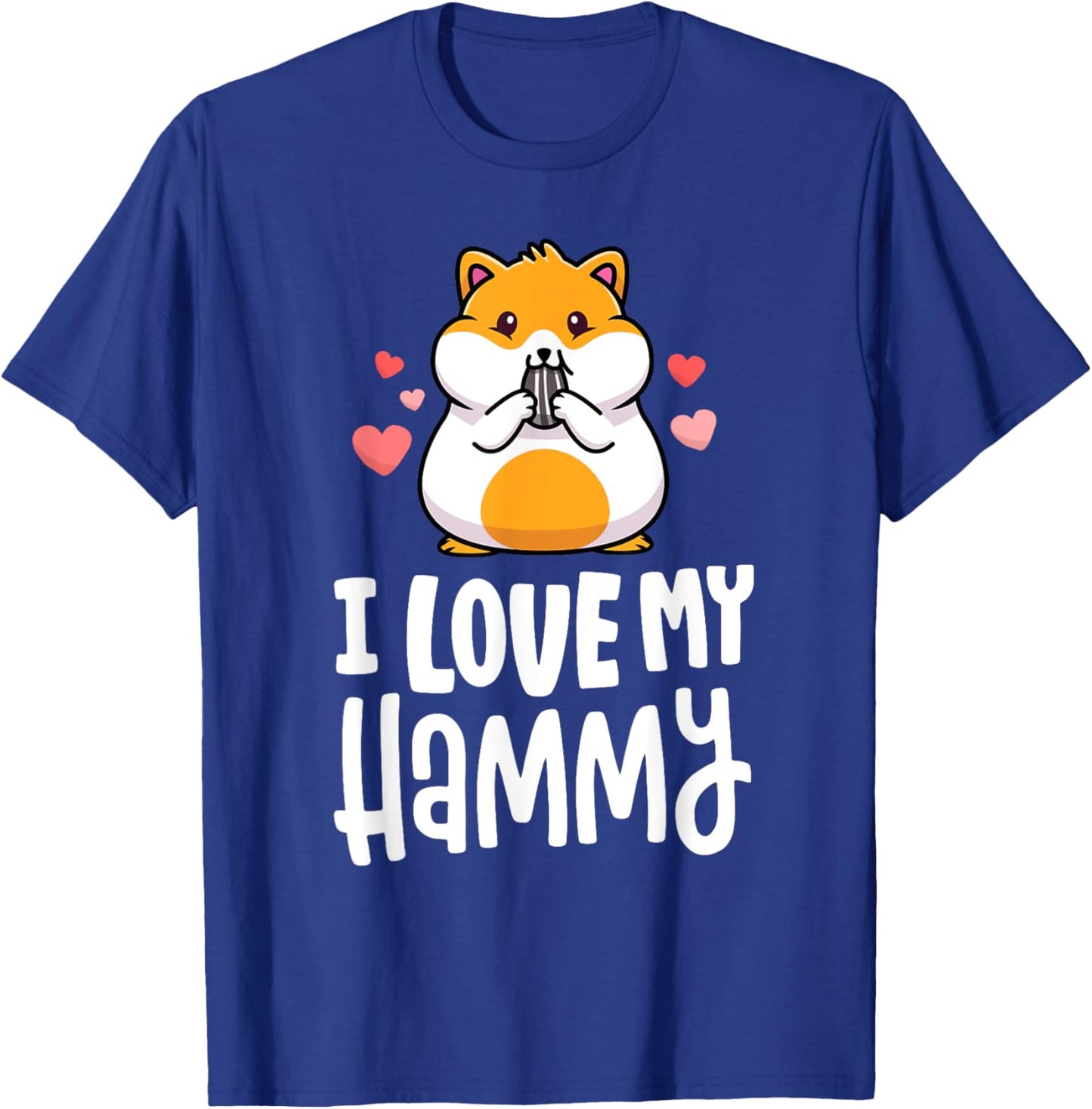 I Love My Hammy Shirt Cute Hamster Kawaii Shirt Kids Gift T-Shirt - T-Shirt | Royal