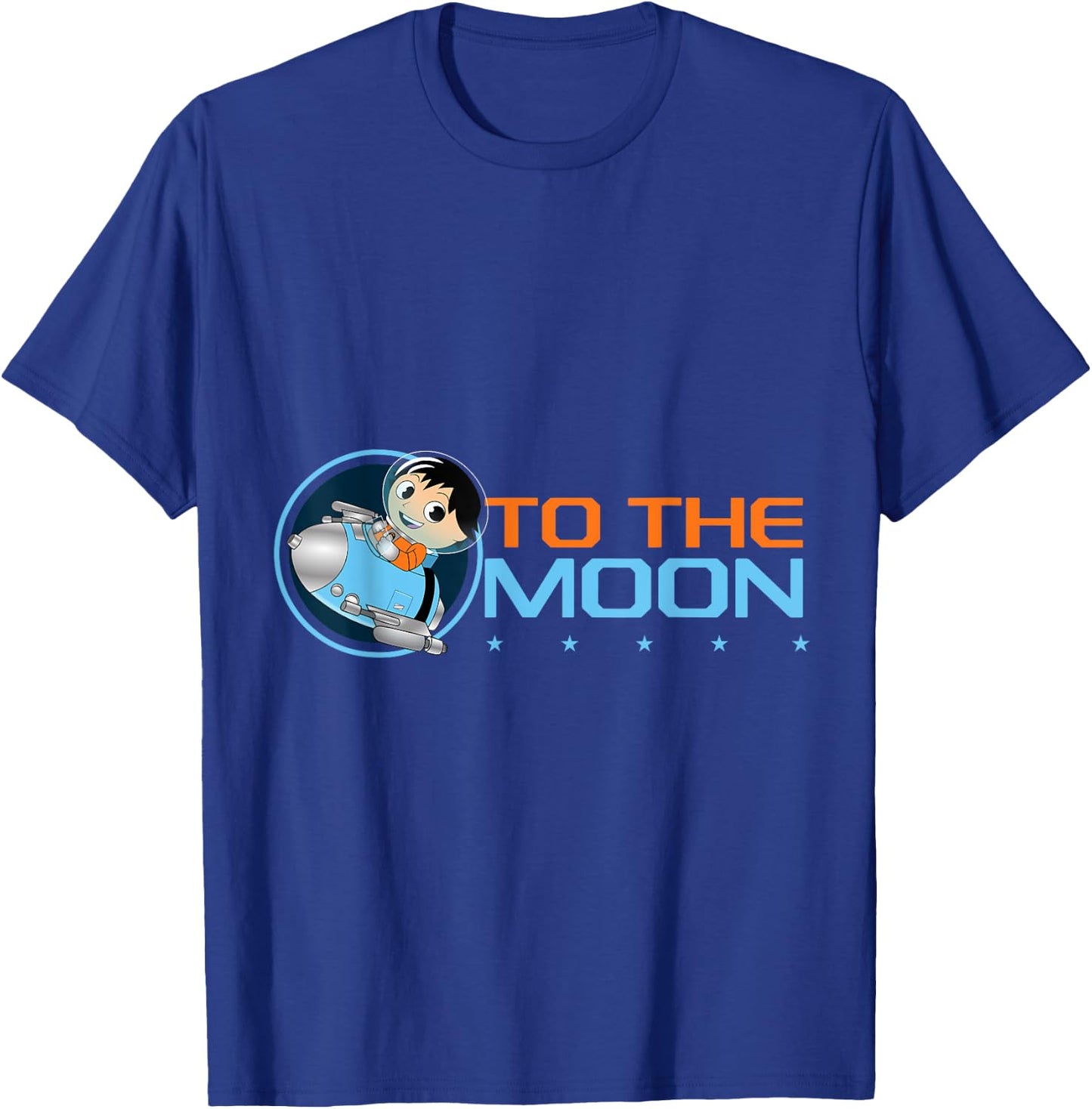 Ryan's World Galaxy Explorers To The Moon T-Shirt - T-Shirt | Royal