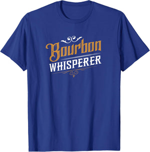 Bourbon Whisperer - Drinking Lover Gifts T-Shirt - T-Shirt | Royal