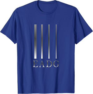 EADG Bass Player Bassist Bass Guitarist 4 String T-Shirt - T-Shirt | Royal