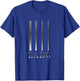 EADG Bass Player Bassist Bass Guitarist 4 String T-Shirt - T-Shirt | Royal