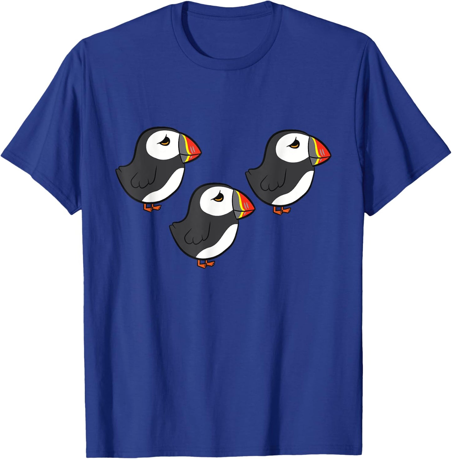 Cute Puffins Love Puffins T-Shirt - T-Shirt | Royal