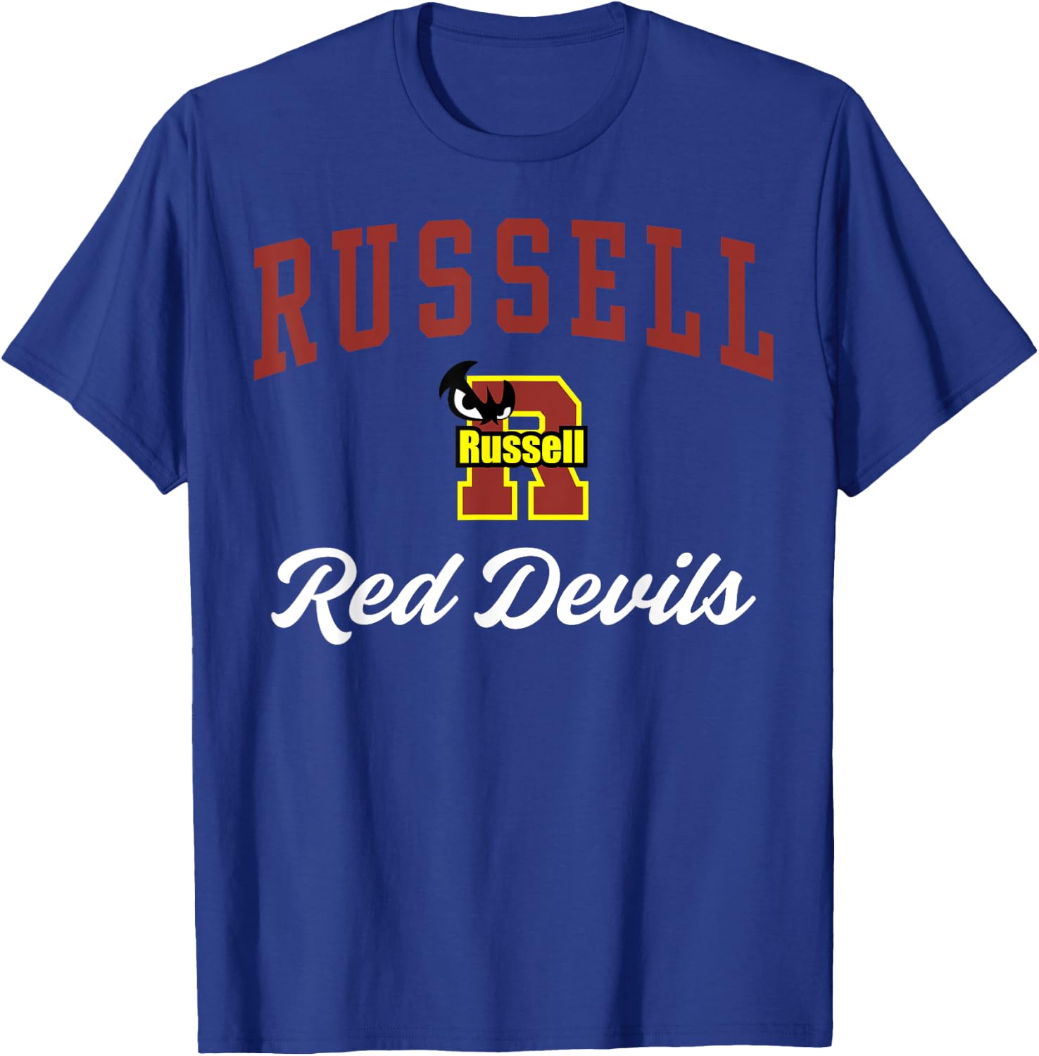 Russell High School Red Devils C3 T-Shirt - T-Shirt | Royal