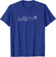 The V-Tail: Pilot Airplane Front & Back T-Shirt - T-Shirt | Royal