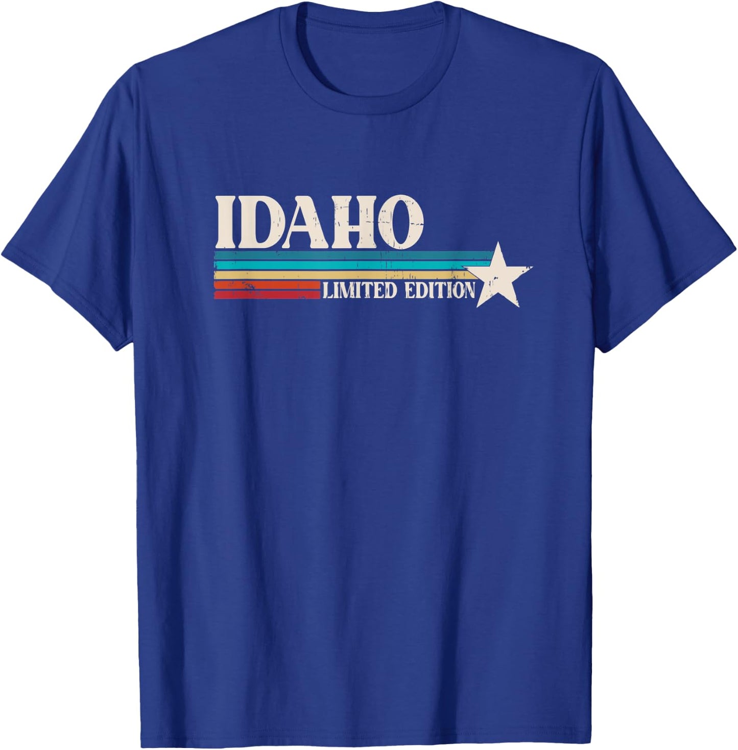 Idaho Retro T-Shirt - T-Shirt | Royal