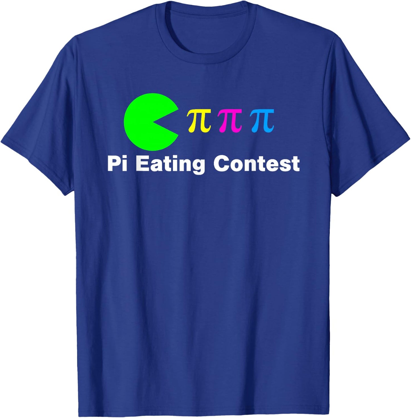 Funny Pi Day Math Science Pi Eating Contest Mix T-Shirt - T-Shirt | Royal