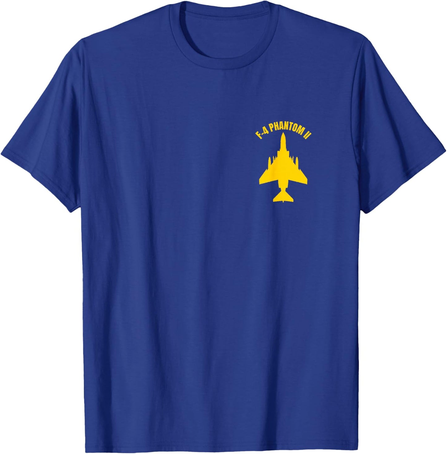 F-4 Phantom II Military Fighter Jet Aircraft Design T-Shirt - T-Shirt | Royal