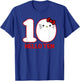 Happy Birthday Kitty, Cute Hello Ten Bday 10th Kawaii Gift T-Shirt - T-Shirt | Royal