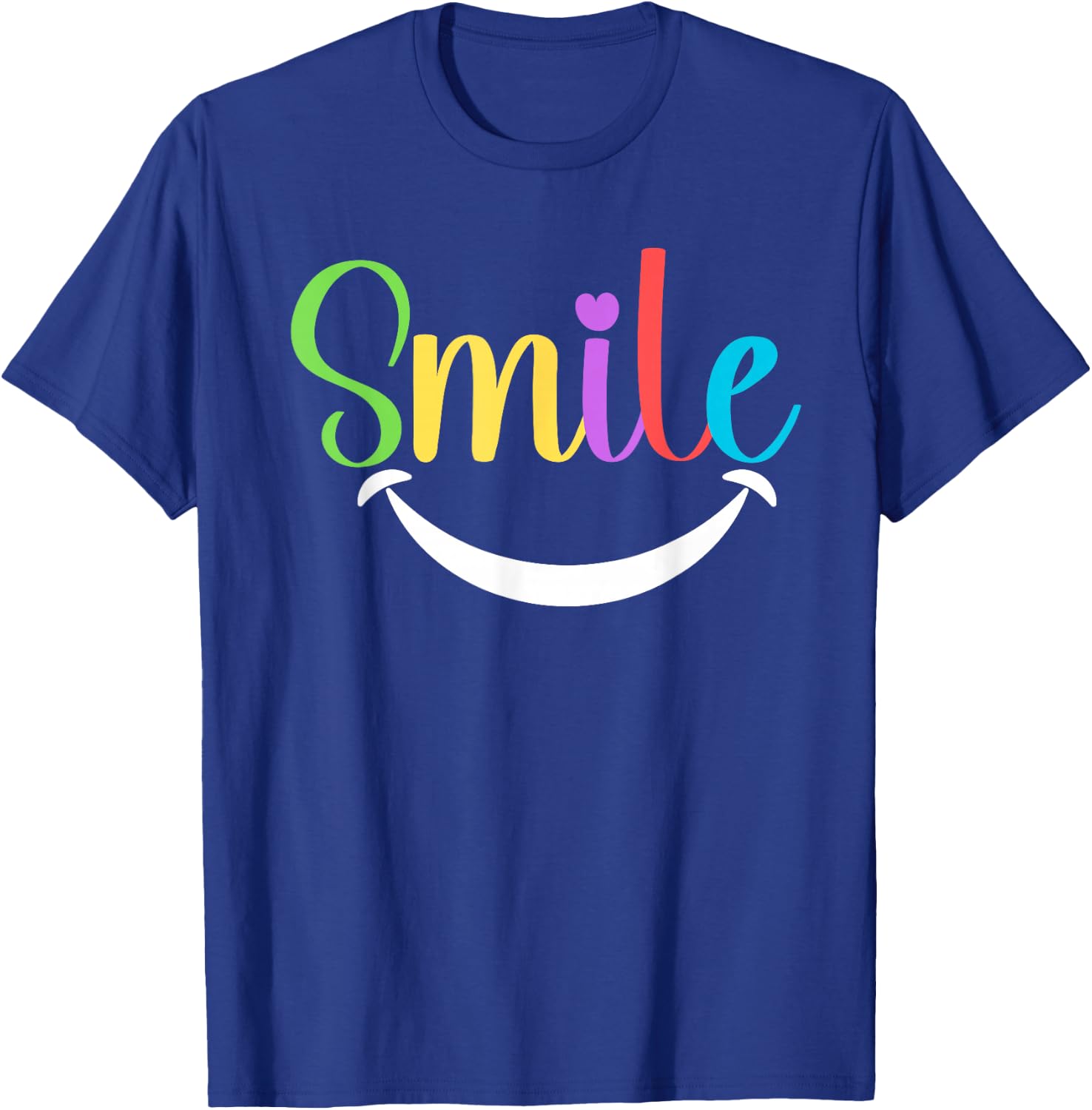 Colorful Smile Dentist Clinic Office Apparel Dental T-Shirt - T-Shirt | Royal