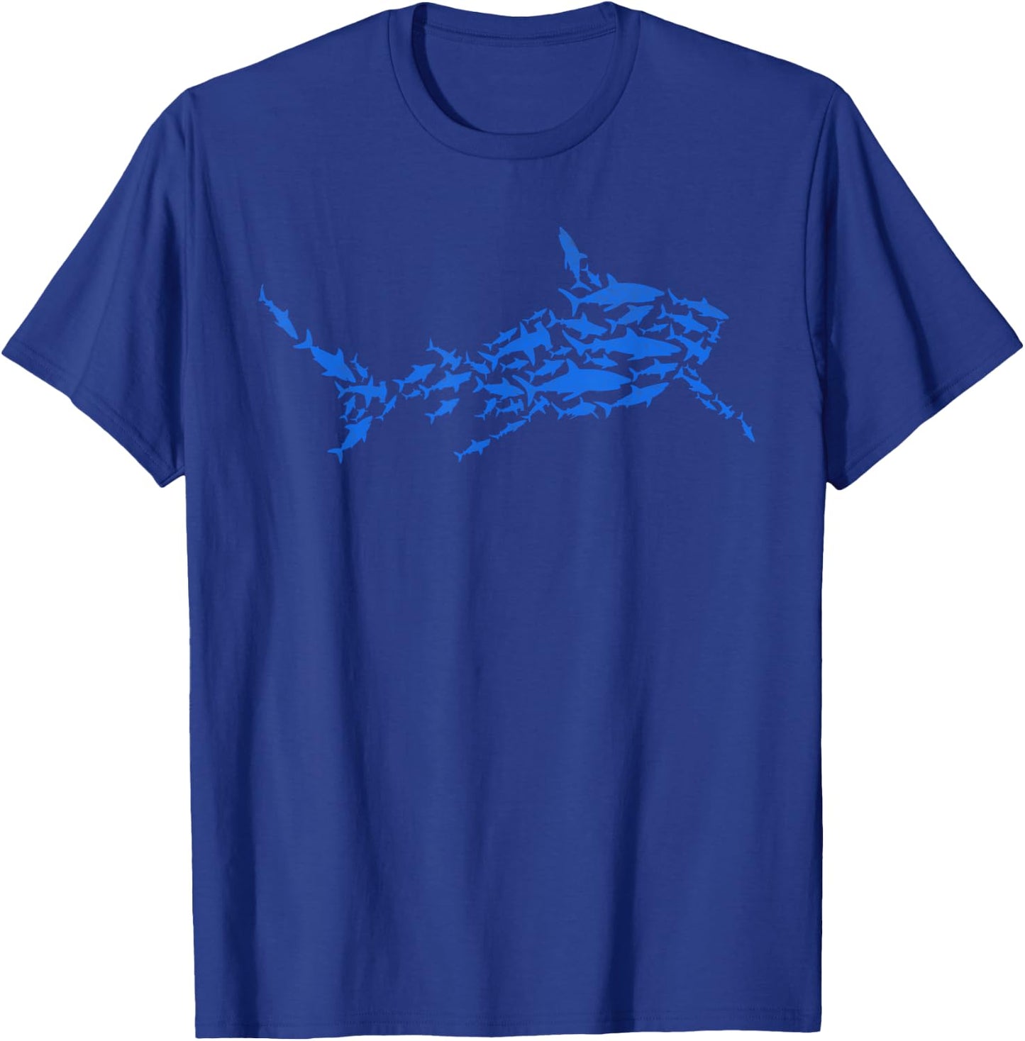 Sharkfish Shark Silhouette Shark Fishing Sharks I Shark Fish T-Shirt - T-Shirt | Royal