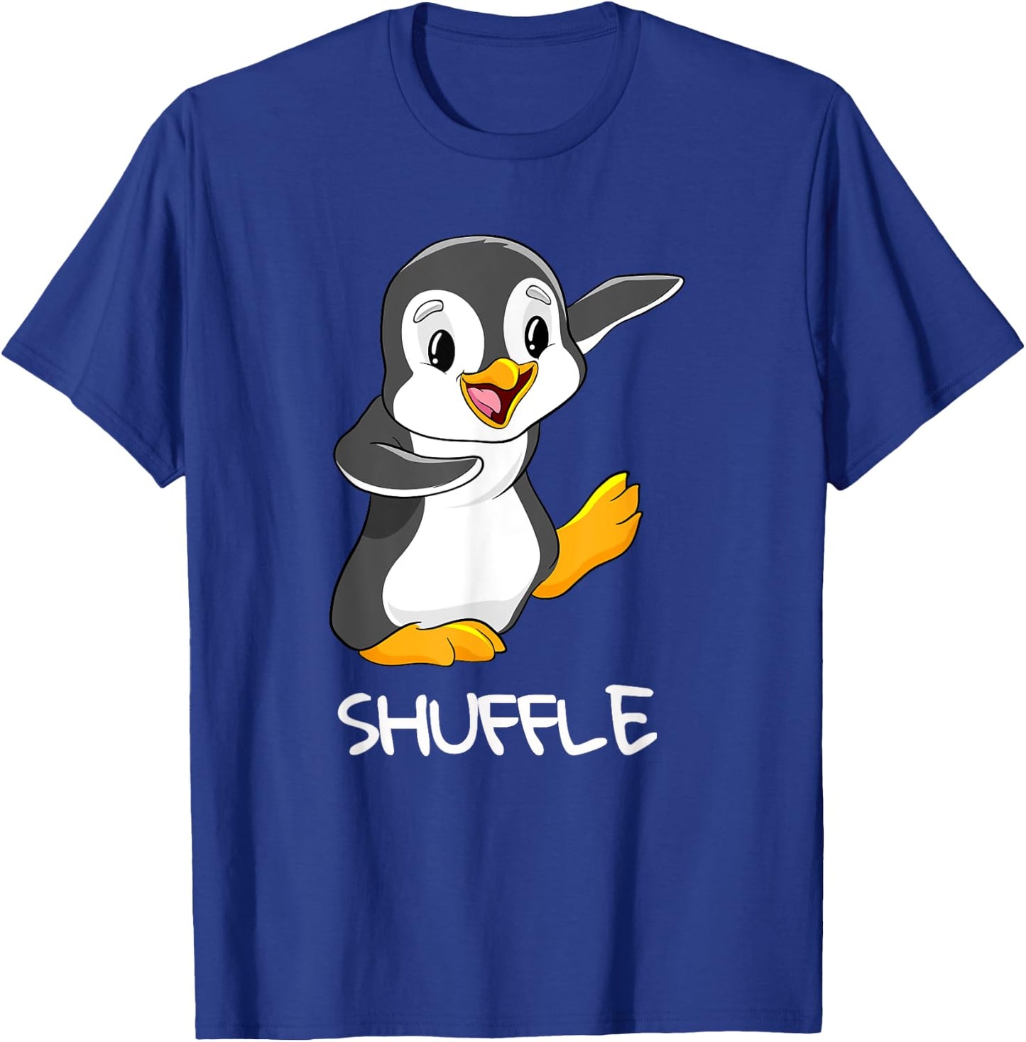 Shuffle dancing penguin Shirt Shuffle Dance Music Techno T-Shirt - T-Shirt | Royal