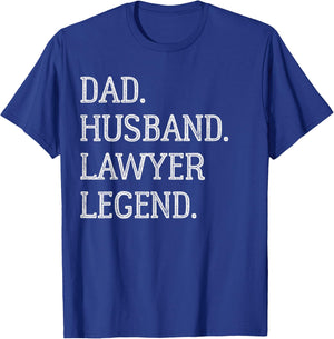 Dad Husband Lawyer Legend Lawyer Dad T-Shirt - T-Shirt | Royal