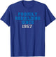 State of Michigan Rebuilding Since 1957 Detroit MI DET 313 T-Shirt - T-Shirt | Royal