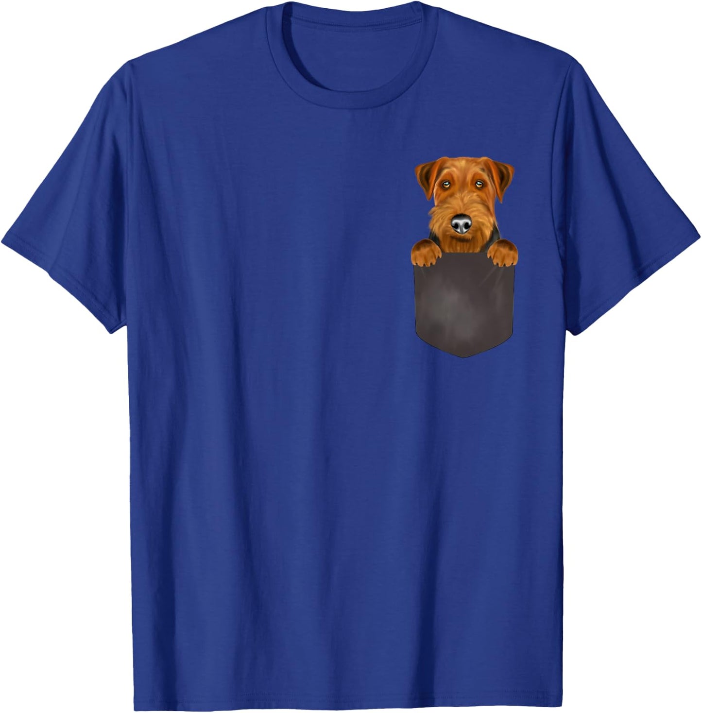Dog In Pocket Funny Dog Lover Welsh Terrier Women Kids T-Shirt - T-Shirt | Royal